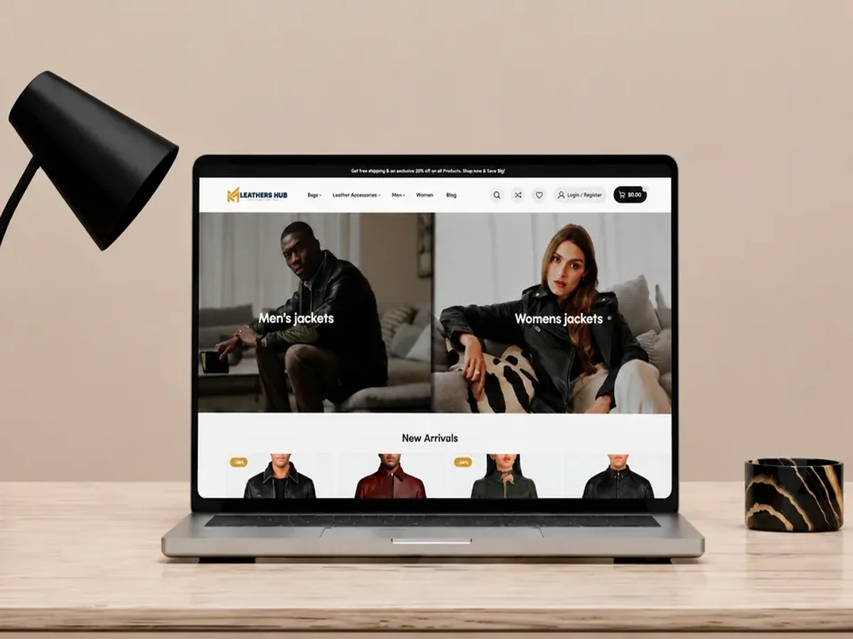 Meeg English website design and development portfolio project