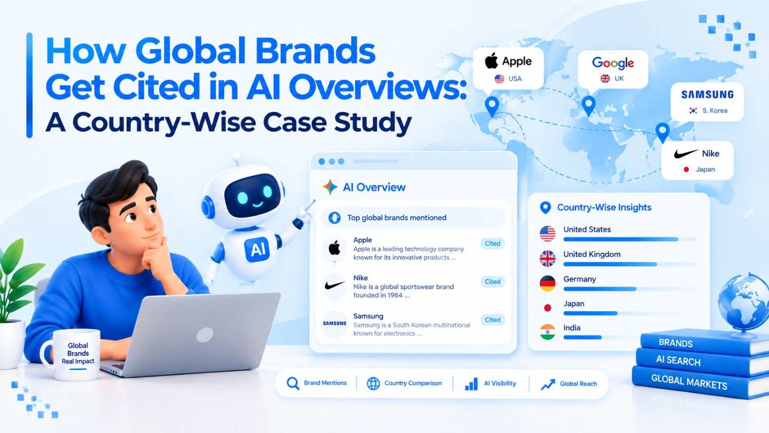 How Global Brands Get Cited in AI Overviews: A Country-Wise Case Study