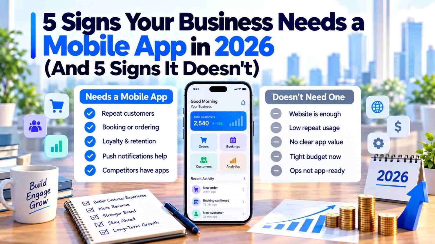 5 Signs Your Business Needs a Mobile App in 2026 (And 5 Signs It Doesn't)