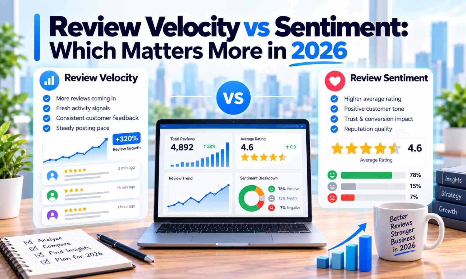 Review Velocity vs Sentiment: Which Matters More in 2026