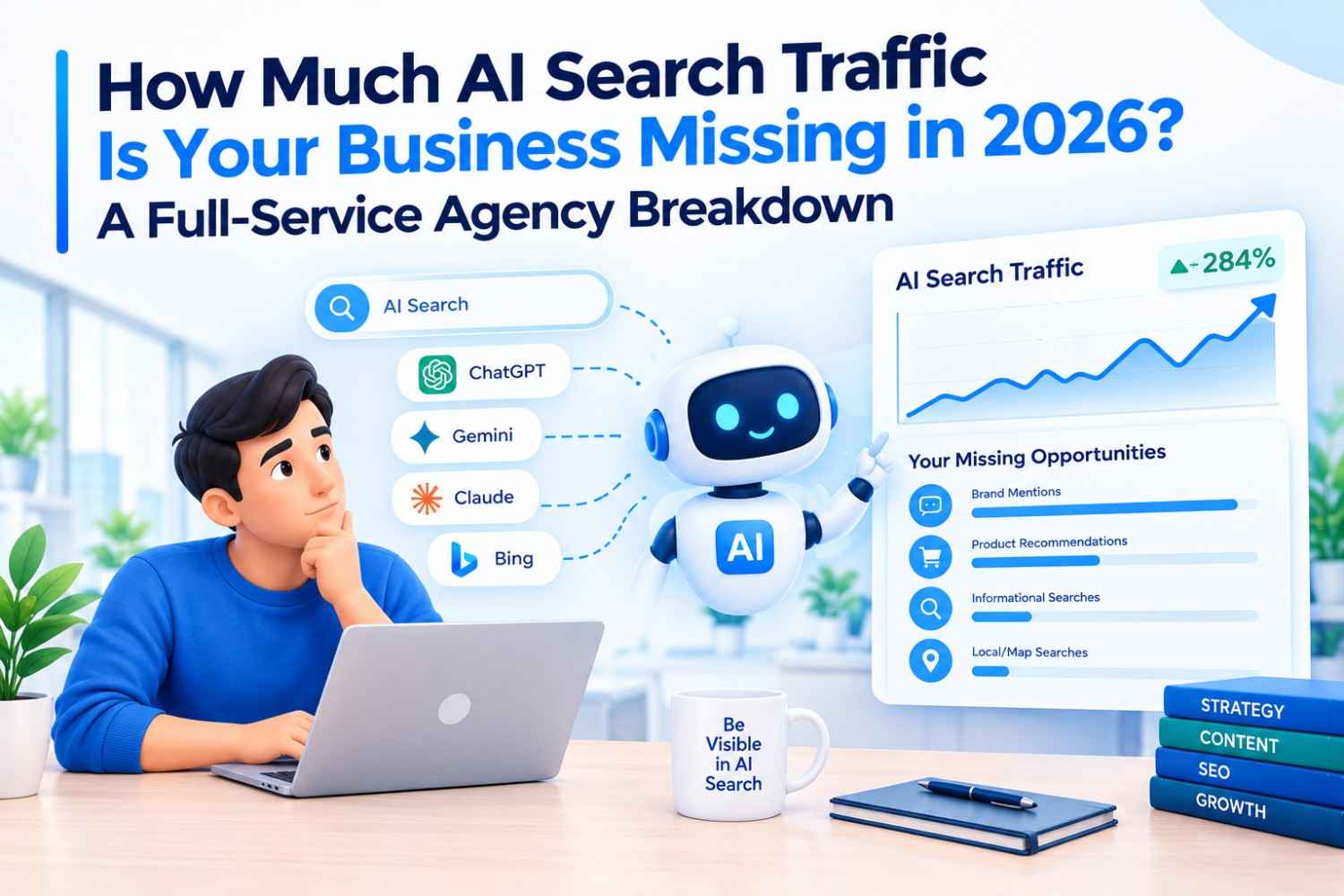 How Much AI Search Traffic Is Your Business Missing in 2026? A Full-Service Agency Breakdown