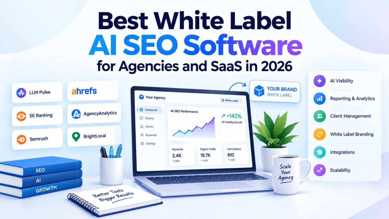 Best White Label AI SEO Software for Agencies and SaaS in 2026