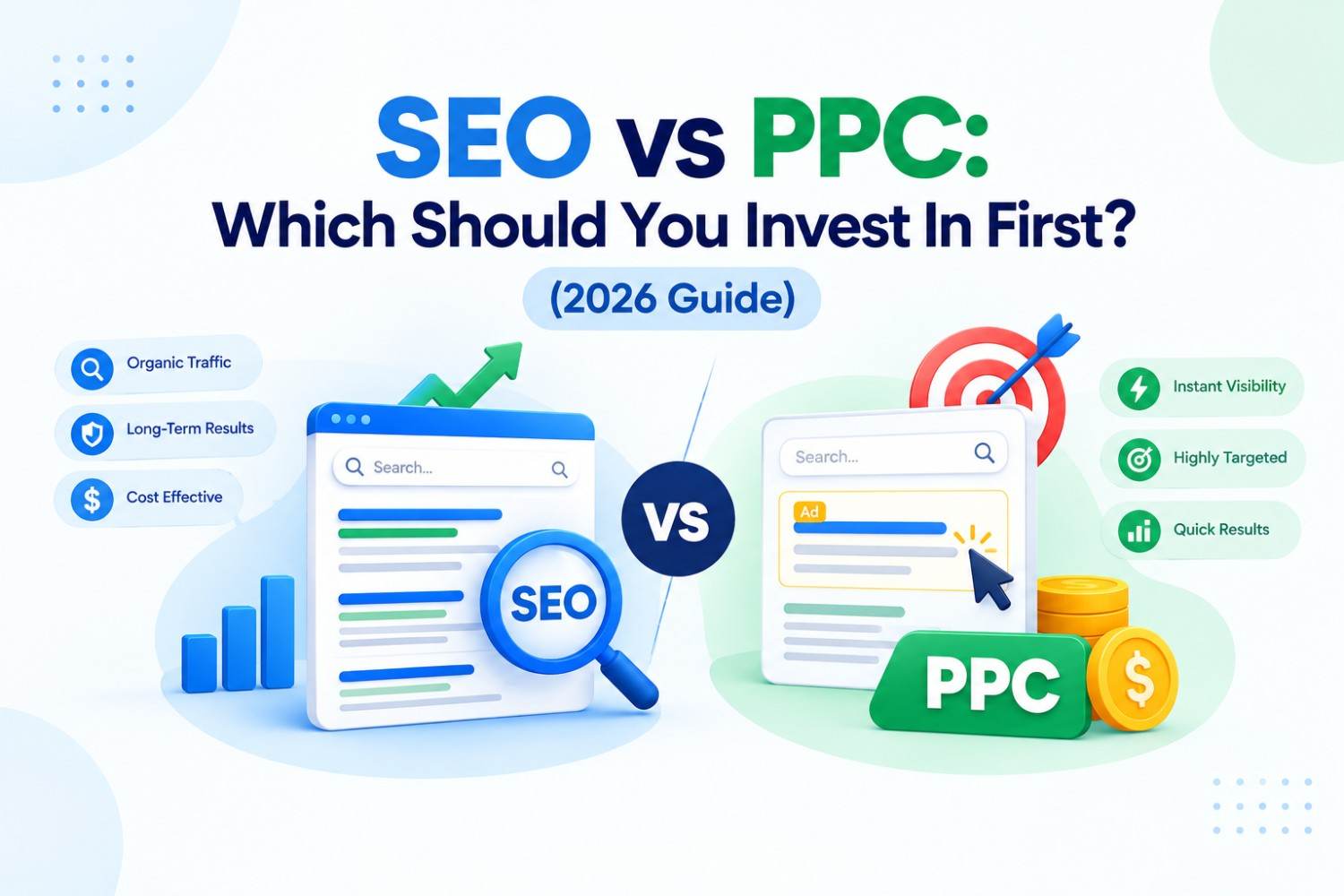 SEO vs PPC: Which Should You Invest In First? (2026 Guide)