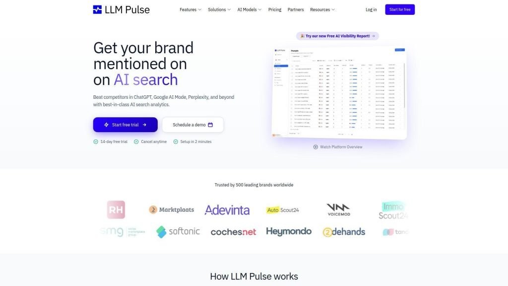 LLM Pulse Best for Dedicated AI Visibility
